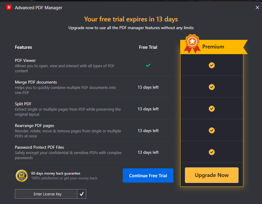 Continue Free Trial