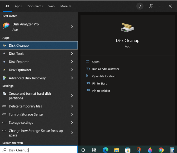 Disk Cleanup