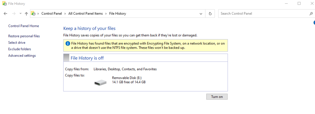 File history