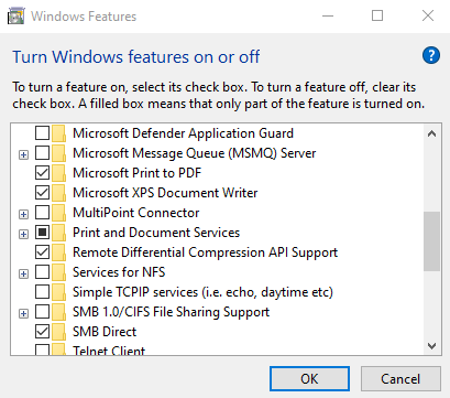 Microsoft Print to PDF