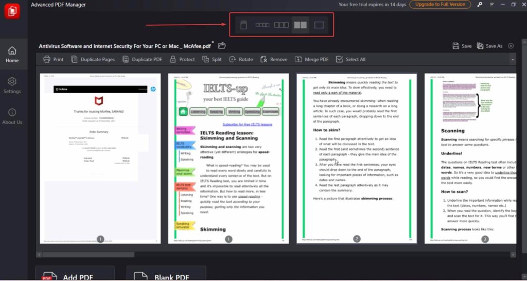 Review Advanced PDF Manager