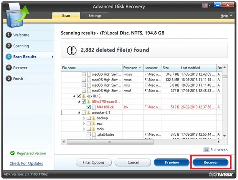 Advanced Disk Recovery