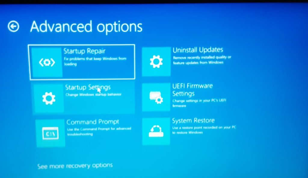 control panel not working