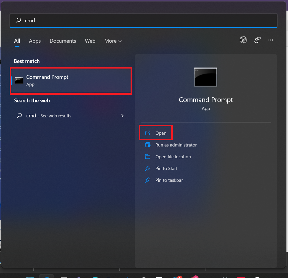 Searchbox CMD