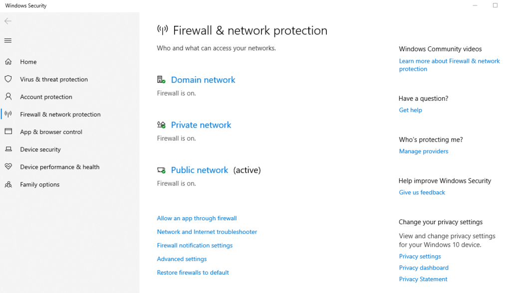 Windows Firewall