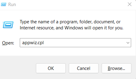 appwiz.cpl - Control Panel Not Opening