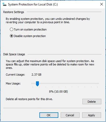 configure