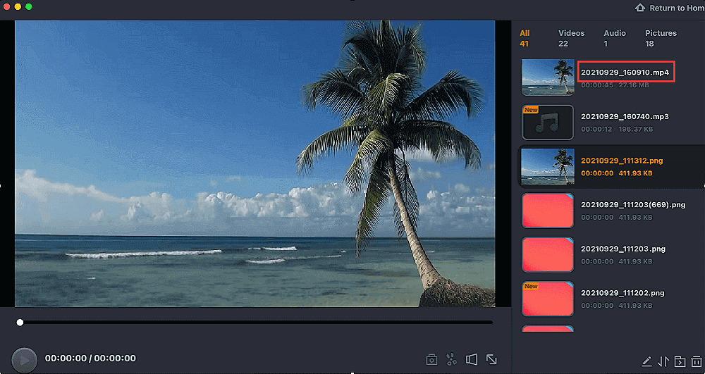 Record on Peacock on Mac