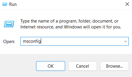 msconfig