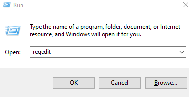 regedit