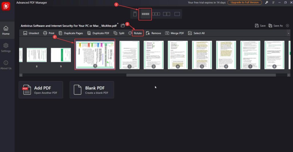 Review Advanced PDF Manager