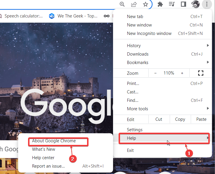 About Google Chrome