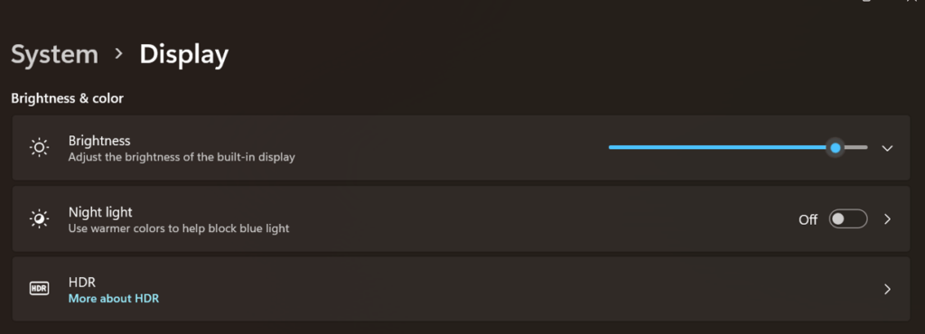 Brightness & color option-min