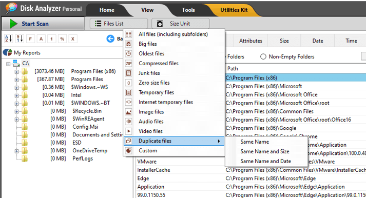 exact duplicate finder