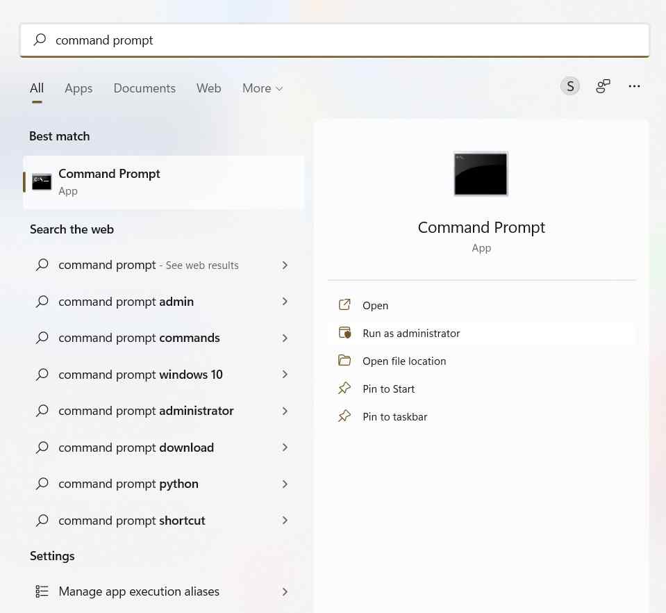 Command Prompt