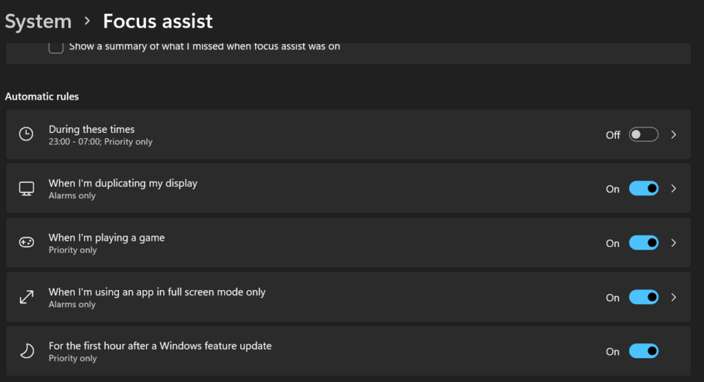 Disable Computer Notifications