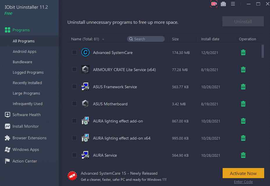 Iobit Uninstaller