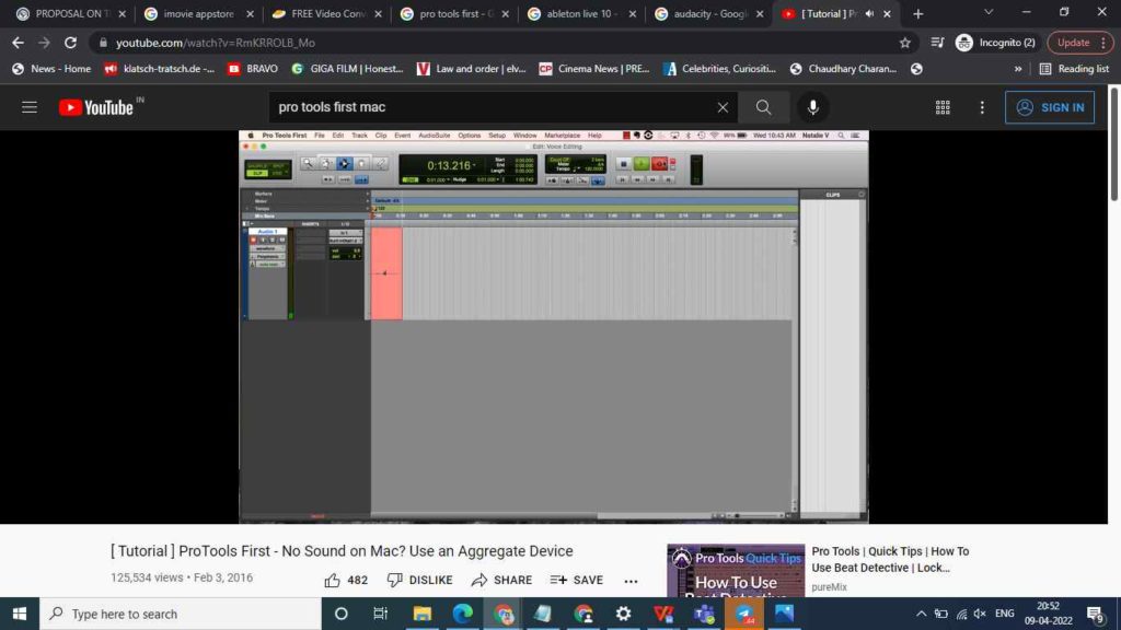 audio recording software for mac