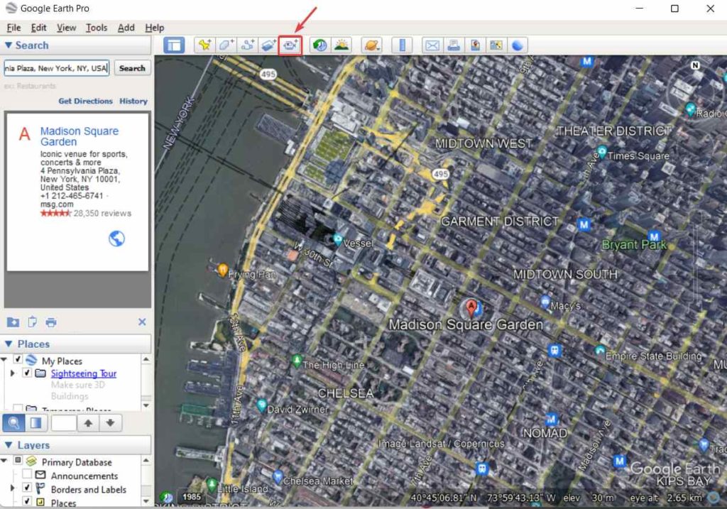 record google earth
