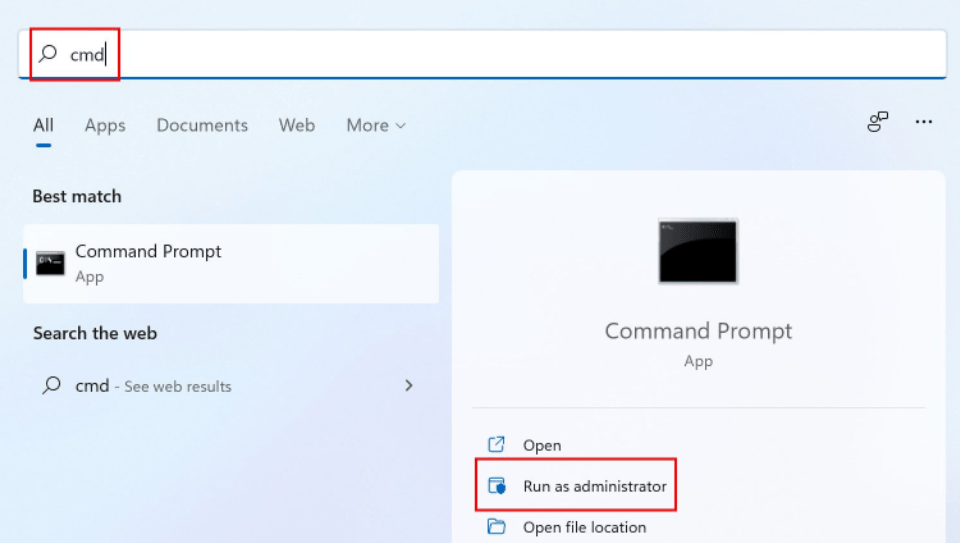 Run as administrator