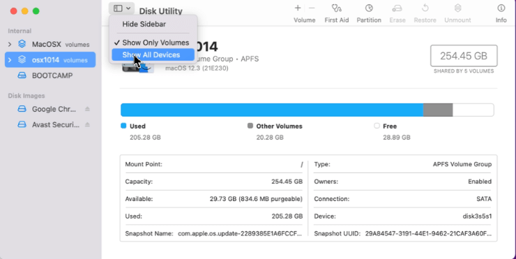 Disk Utility Won’t Erase Hard Drives On Mac