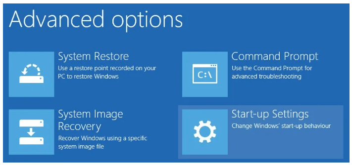 Start-up Settings