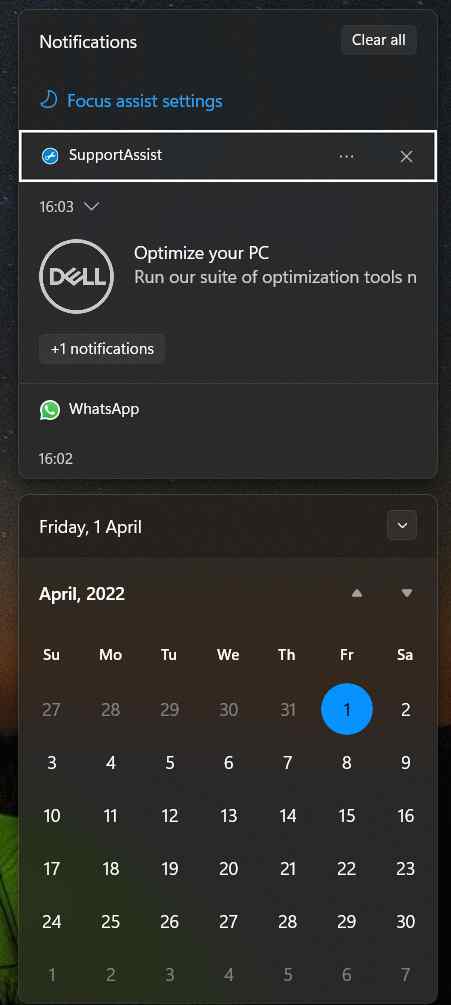 Notifications not working