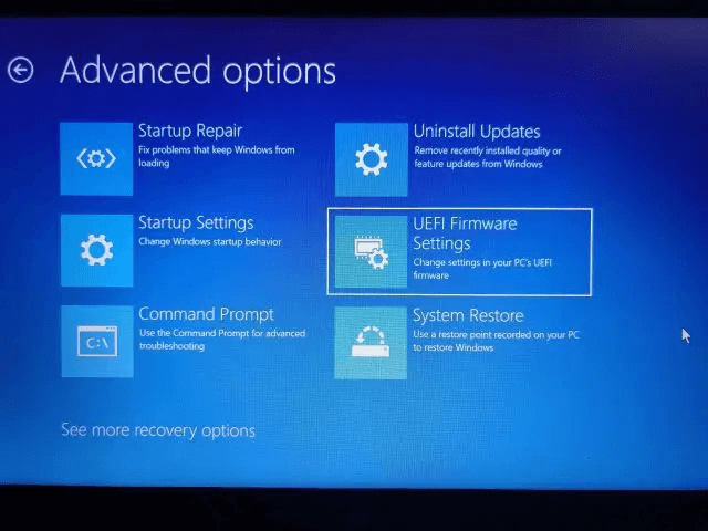 Enter the BIOS On A Windows 11