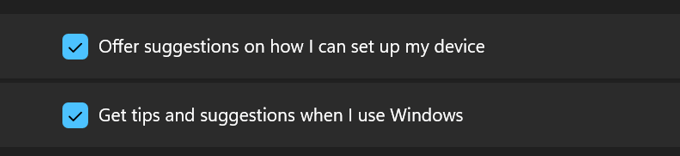 Disable Computer Notifications