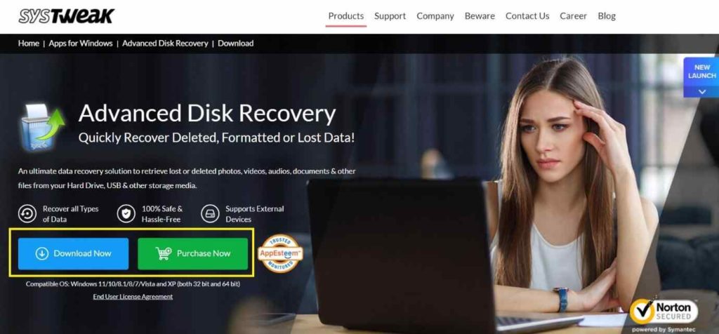 website page