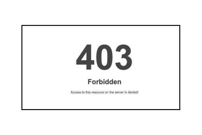 403-error