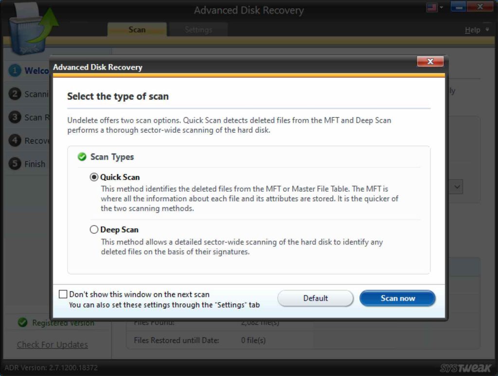 Advanced-Disk-Recovery-scan-type