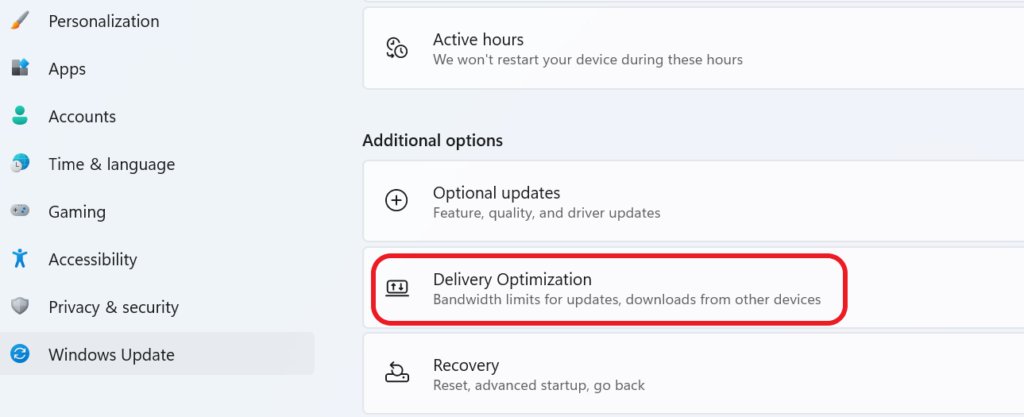 Delivery Optimization