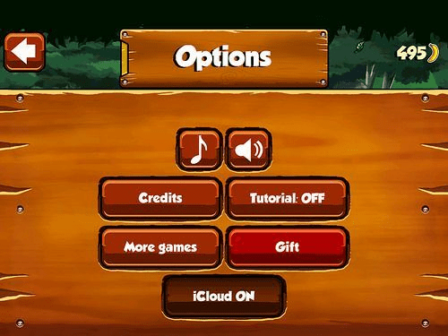 Examine the game's options