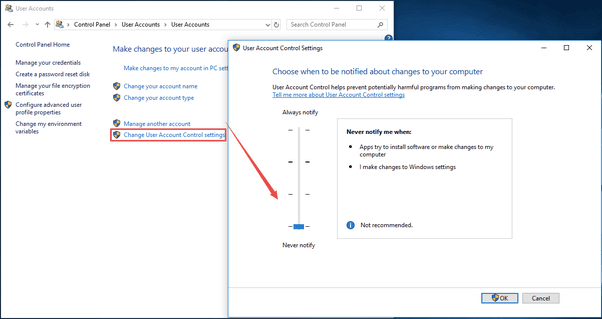 can't install programs windows 10