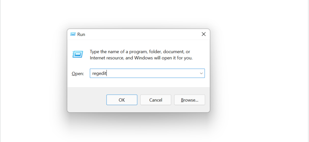 Registry Editor