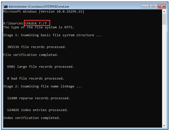 fixboot access denied in windows 10