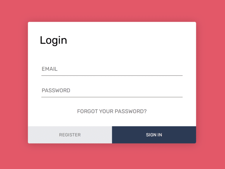 The Login Window