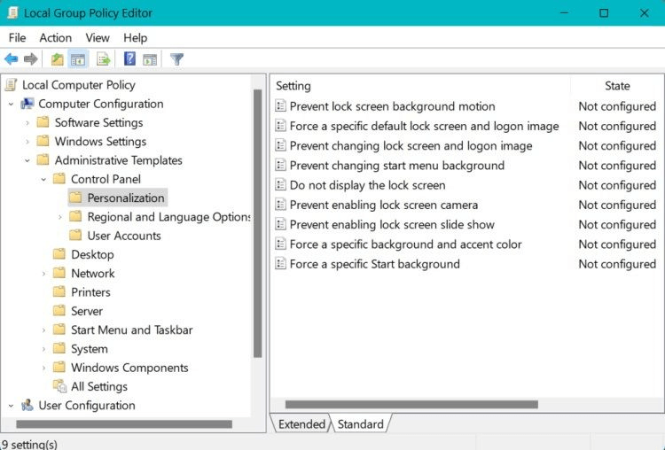 disable lock screen Windows 11