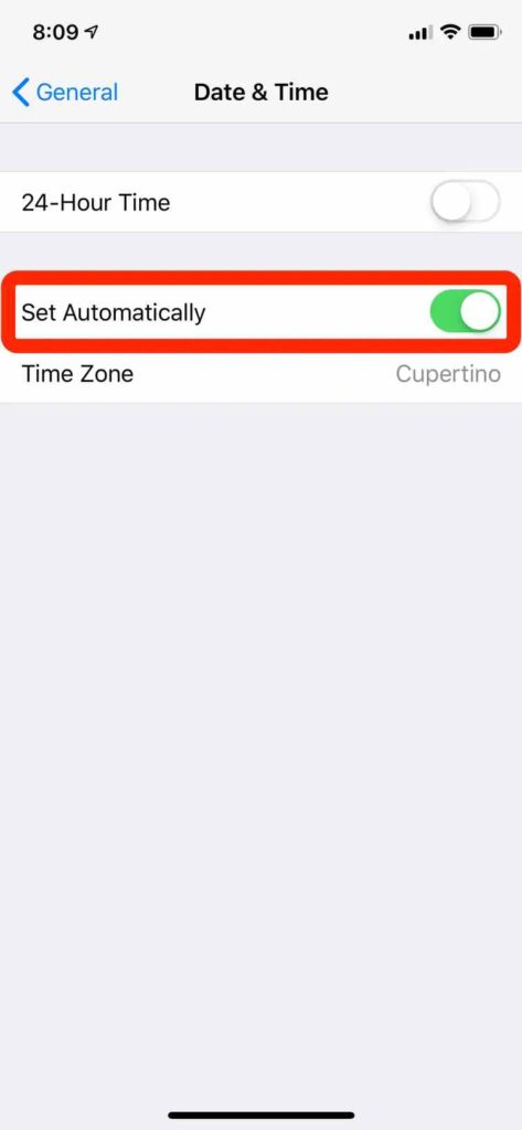 set-automatically