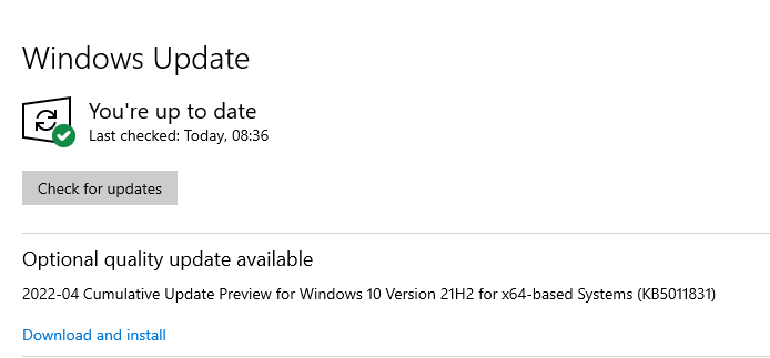 updates