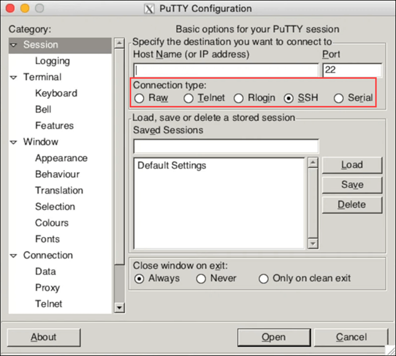 How to use PuTTY for Mac