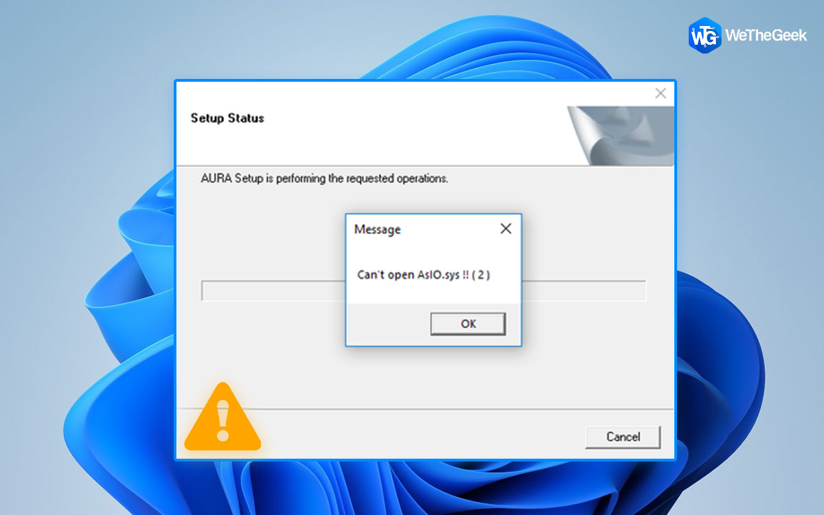 How to Fix AsIO3.sys Error on Your PC (2023 Updated Guide)