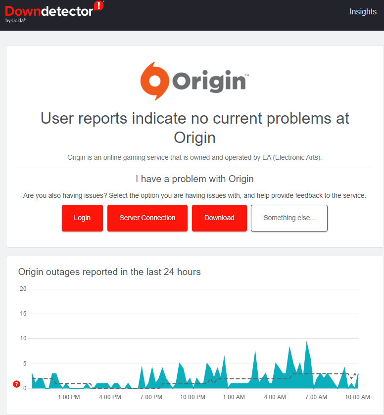 Origin Error 65546:0