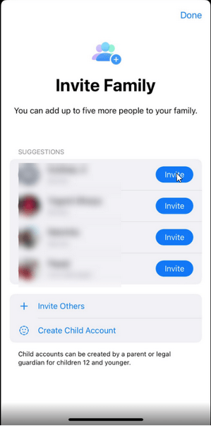 Family Sharing