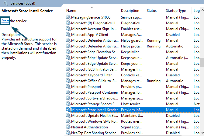 Microsoft Store not Opening After Reset