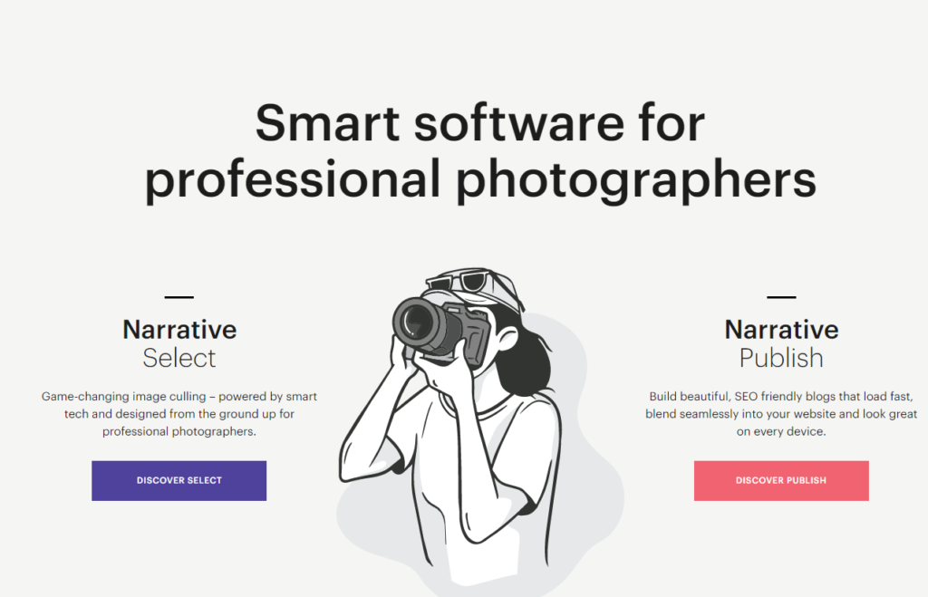 Narrative Select software