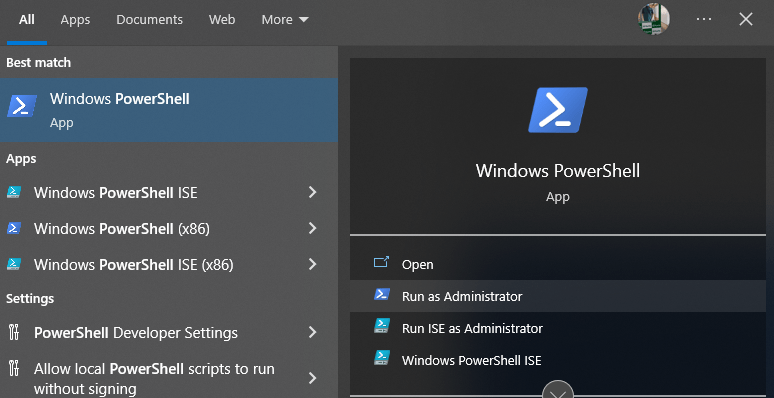 Run As Administrator