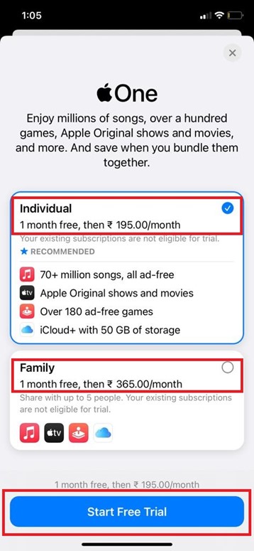 apple one family