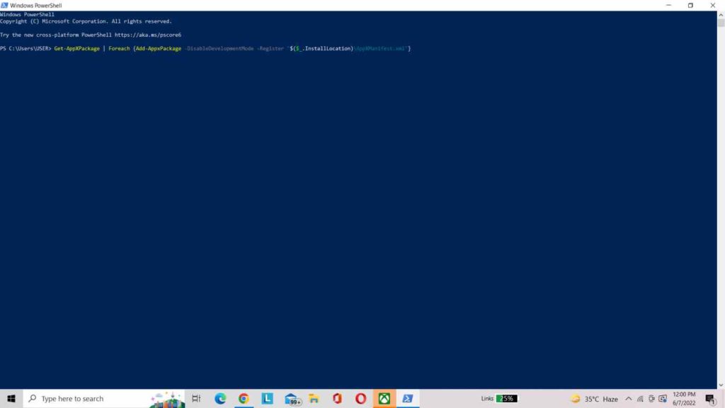 command prompt